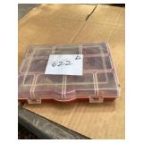 Red Plastic Storage Organizer Case