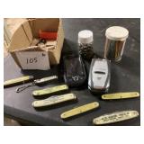 Pocket Knives, Phones, and Other Items