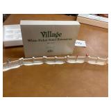 Village White Picket Fence Extension Set