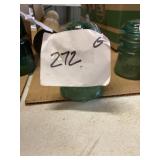 Two Glass Telegraph Insulators