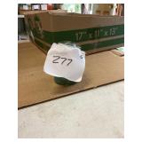 Clear Green Glass Insulator