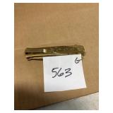 Gold-Toned Folding Pocket Knife