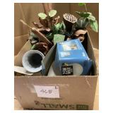 Lot with Floral Arrangement and More