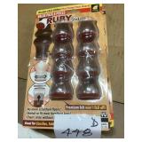 Two Packs of Ruby Flexible Chair Sliders