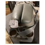 Portable Cooler with Cup Holders and Strap