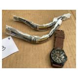 Men's Watch with Two Replacement Bands