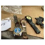 Three Mixed Wristwatches