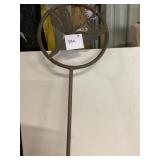 Metal Garden Tool with Dragonfly Design