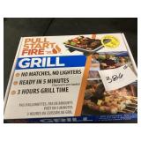 Pull Start Fire Charcoal Grill