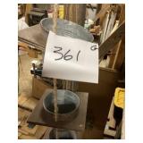 Hanging Galvanized Metal Planter
