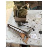 Vintage Tools and Chevrolet Badges Lot
