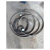 Coiled Heavy Gauge Wire Bundle