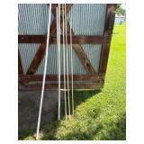 6 PVC Pipes of Various Lengths