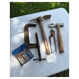 Hand Tools and 9-Piece Punch Set