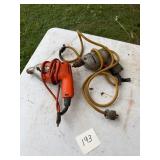 Two Electric Corded Power Tools
