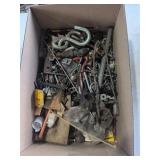 Box Lot of Miscellaneous Hardware Items