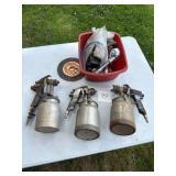 Spray Guns with Accessories