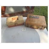 Two Plastic Tackle Boxes