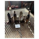 Four Hydraulic Bottle Jacks