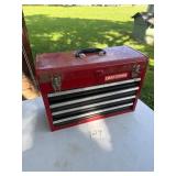 Craftsman Red Metal Toolbox With Drawers