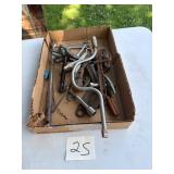 Box Lot of Assorted Hand Tools