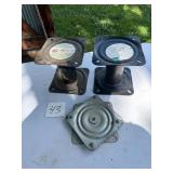 Metal Swivel Base Mount Set