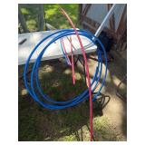 Coiled Red and Blue PEX Piping