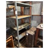 Metal Shelving Unit and Multi-Drawer Cabinet
