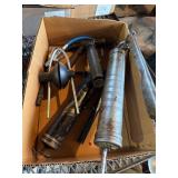 Grease Guns and Tools in Box