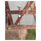 Vintage Cast Iron Pipe Clamp with Handle