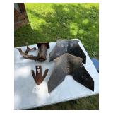 Agricultural Plow Blades and Parts Lot