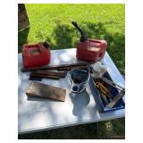 Tools and Gas Cans Lot