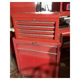 Red Metal Rolling Tool Chest