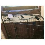 Metal Bed Frame With Leaf Motif