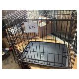 24 x 18 x 21 Metal Dog Cage With Tray