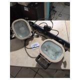 Dual Mounted Floodlights With Handles