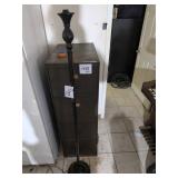 Floor Lamp and Four-Drawer Filing Cabinet