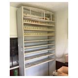 Metal Shelving Unit with Multiple Tiers