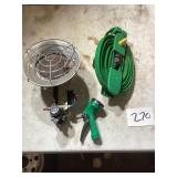 Propane Heater and Garden Hose Set