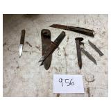 Rusty Tools and Knives