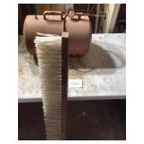 Industrial Brush and Metal Tank Set