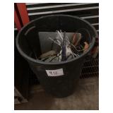 Bin of Assorted Metal and Tools