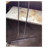Squeegee and Rake With Metal Handle