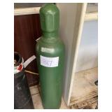 Union Carbide Green Compressed Gas Cylinder