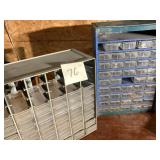 Two Metal Storage Drawer Units