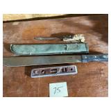 American Machete with Sheath