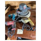 Power Tools Including Sander and Drills