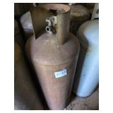 Steel Propane Gas Cylinder With Rust