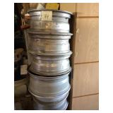 Ten Metal Wheels, Condition Unknown