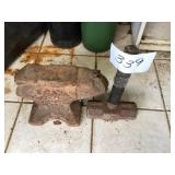 Rustic Anvil and Hammer Set